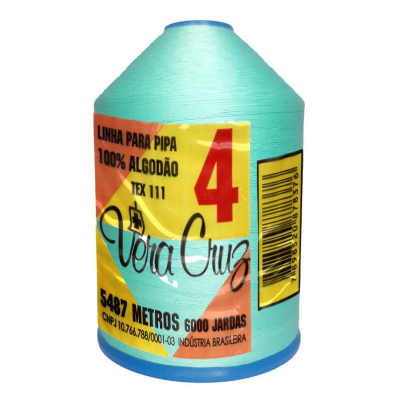 Linha De Pipa Vera Cruz 6000 Jardas fio 4 - Linha de Pipa